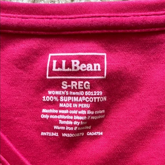 L.L.Bean 100% Supima Cotton Shirts. LLBean. Pima Cotton - Picture 10 of 10